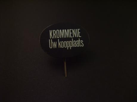 Krommenie( gemeente Zaanstad) Uw koopplaats( slogan Middenstand) zwart